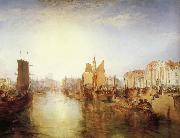 Joseph Mallord William Turner The harbor of dieppe France oil painting reproduction
